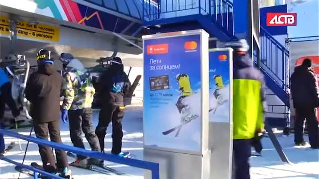 Из-за малого количества снега на «Горном воздухе» открылась только одна трасса