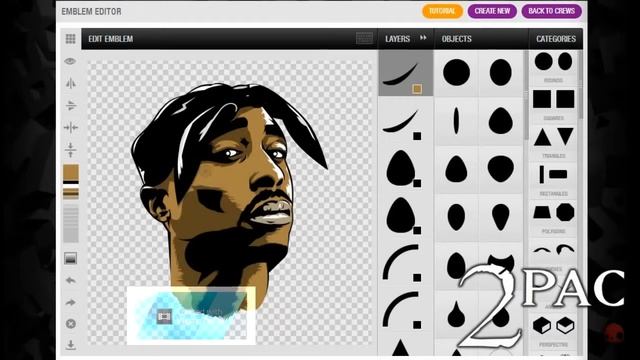 Gta online custom emblems: Tupac speed art
