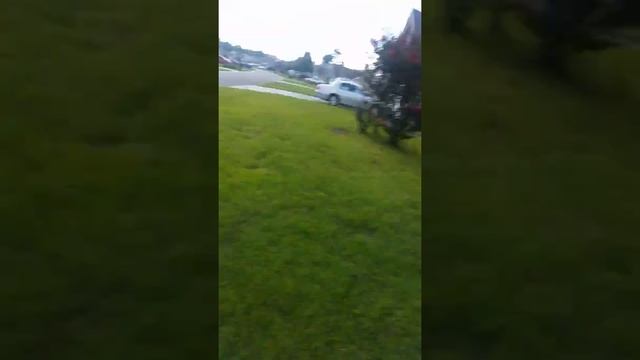 outside rollerblading