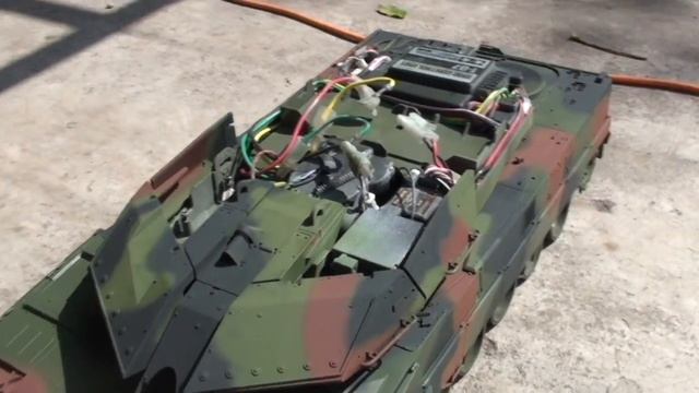 LEOPARD 2A6 2 A6 NATO SCHEME AIRBRUSH TAMIYA FULL OPTION KIT 560220 1 16 GERMAN MAIN BATTLE RC SCAL