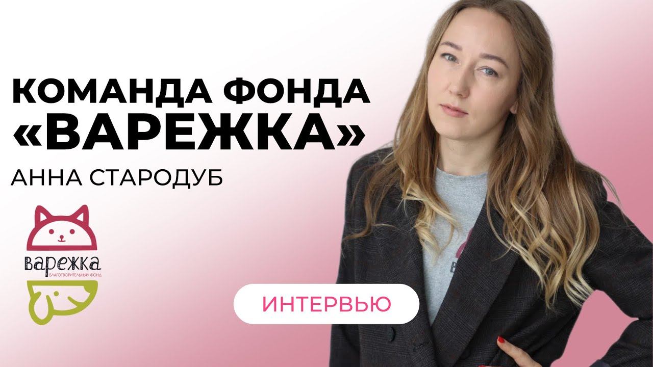 Интервью с директором благотворительного фонда помощи бездомным животным «Варежка» | Анна Стародуб