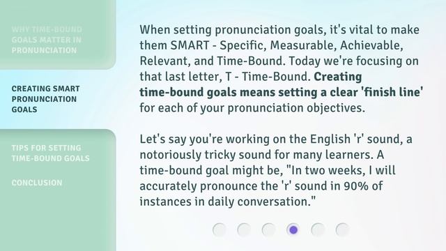 Mastering Your English Pronunciation: Set Time-Bound Goals!