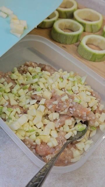 ФАРШИРОВАННЫЕ КАБАЧКИ.