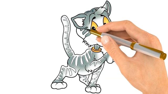 Как нарисовать кошку. Рисуем кота.