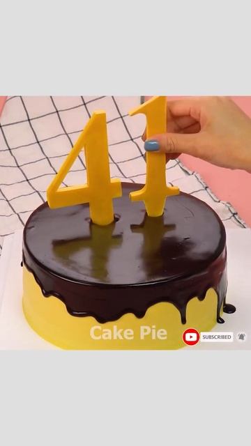 How to Decorate Yellow Macaron Cake || Stunning Cake || Cake Monster #shorts