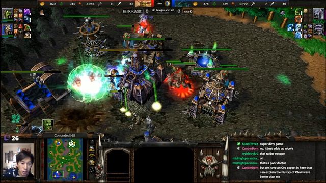 Lin Guagua (Orc) vs 120 (UD) - WarCraft 3 - Recommended - Ants! - WC2939