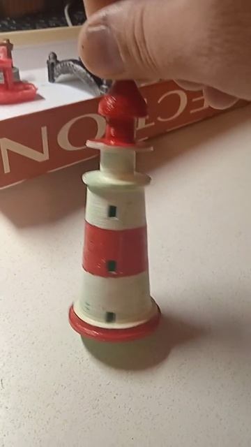 Painting the lighthouse. 3D printing on kywoo 3d max. #Kywoo3d