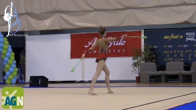 Eva Novokschenova - Volgograd (RUS) - Maças (Clubs) - Juvenil - AGN Cup 2014