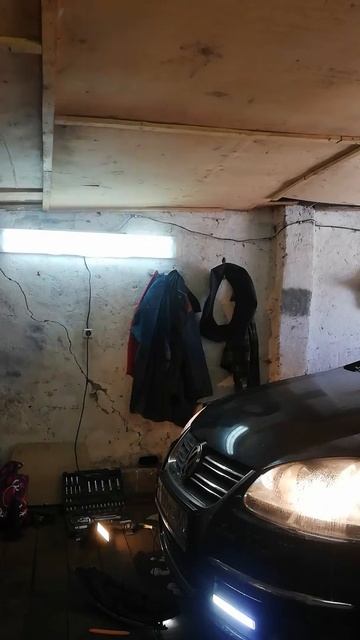 Работа омывателя фар jetta 5
