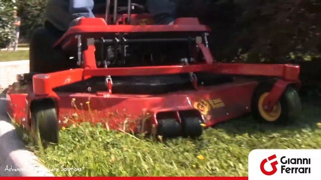 Gianni Ferrari Turbo Z 322D zero turn diesel with mulching and rear discharge out-front mower deck