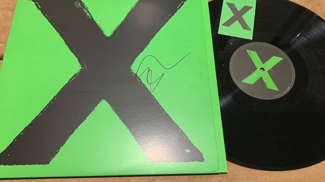 Ed Sheeran Signing Autographs - Very Rare (X) Hand Signed LP Vinyl. (No Longer Signs) Available Now