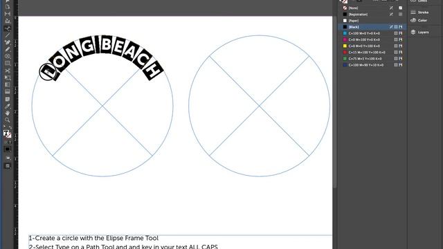 Simple Logo in Adobe InDesign (revised)