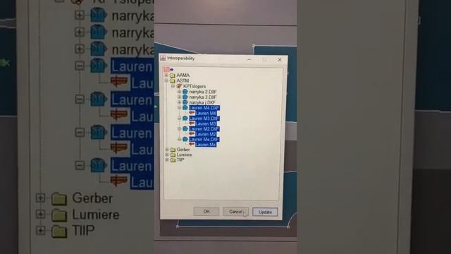Exporting Lectra patterns into gerber