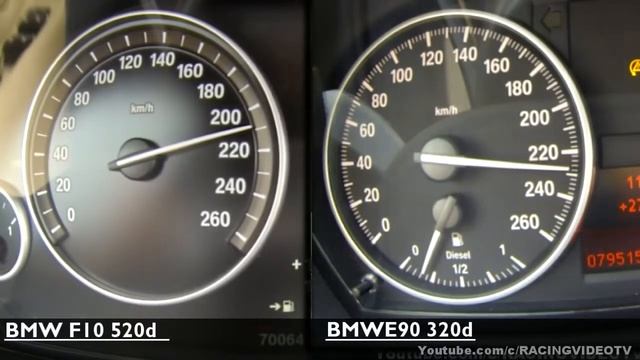 F10 520d vs E90 320d