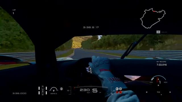 GT Sport:Mazda RX vision GT3 time trial nurburgring