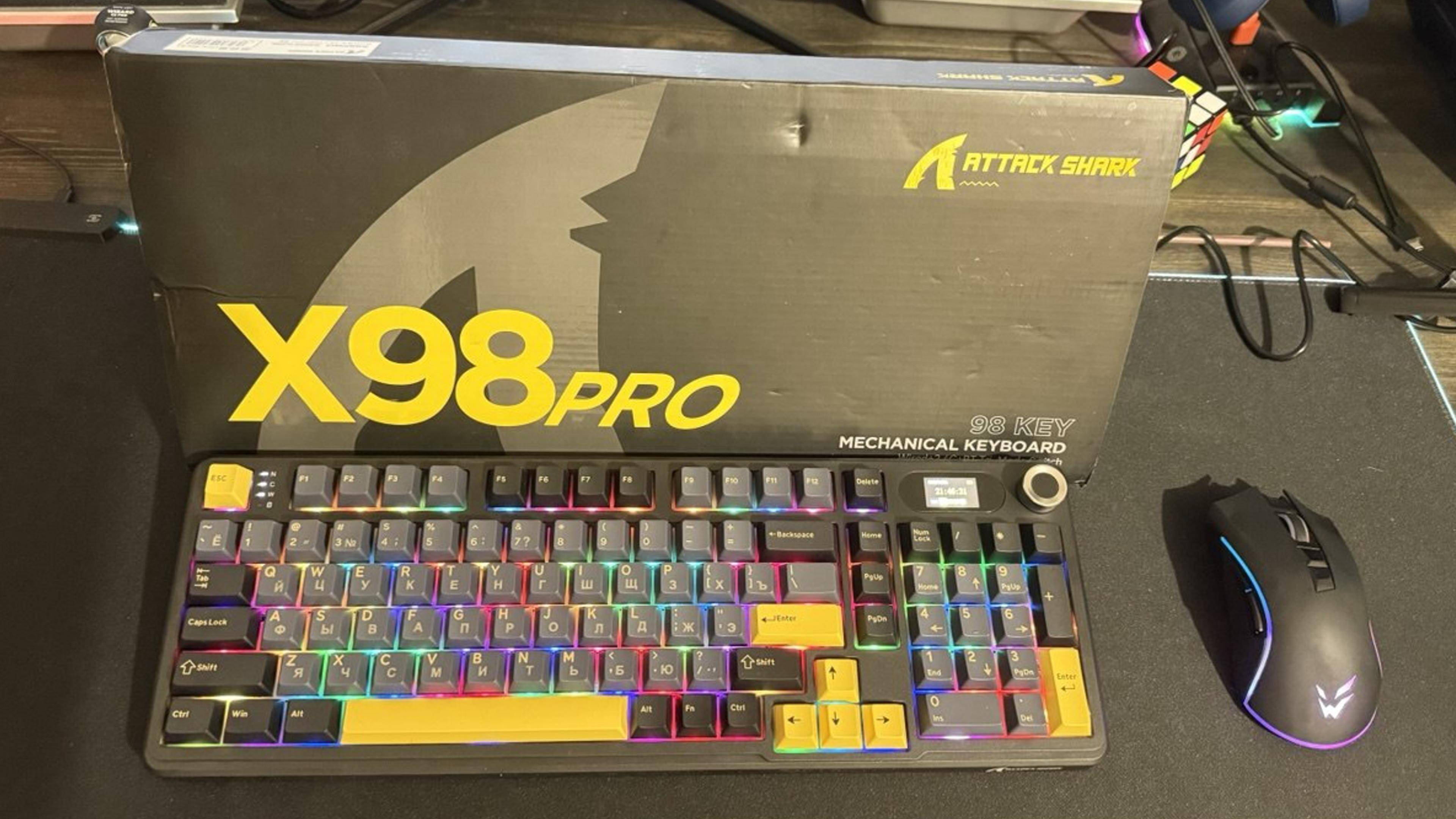 ATTACK SHARK X98 PRO ОЗБОР!!!