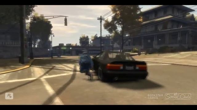 Grand Theft Auto IV - Video Editor - Niko in rush