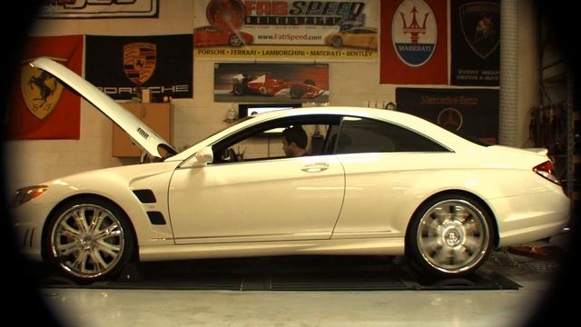 Mercedes Benz CL63 AMG Stock Dyno @ Fabspeed MSP