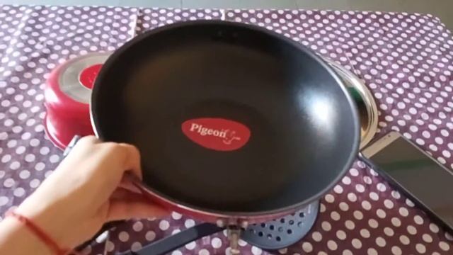 pigeon  non stick cookware set.flipkart offer only rs 1369