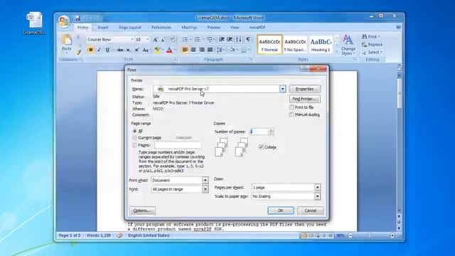 How to Convert Word 2007 to PDF