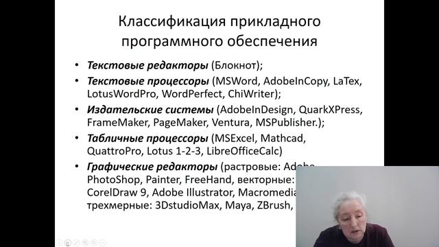 Программное обеспечение персонального компьютера