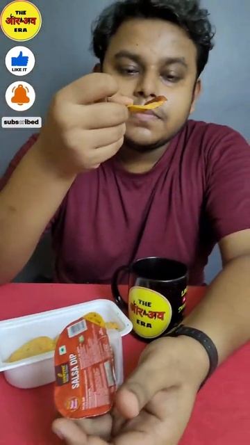 Cornitos Jalapeno Nacho And Salsa Dip Review😋😍 #nachos #snack #shorts #viral