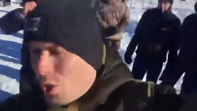 Гонки по полю зимой часть 3 /наша машина в гонке