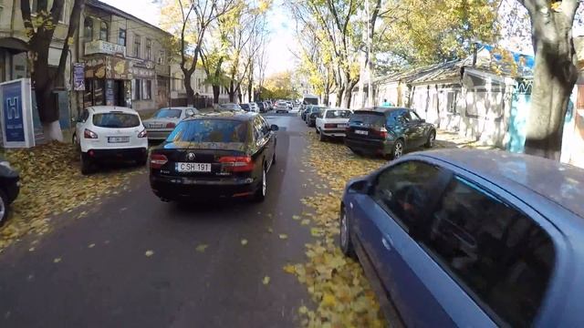Kishinev fall drive downtown 2015