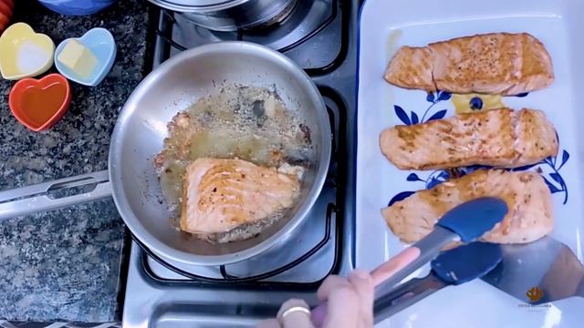 Receita Salmão Molho de Laranja e Alcaparras #19