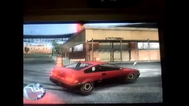 GTA IV drifting Blista Compact.