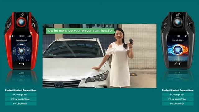 Cardot global version lcd car key working video#car alarm#car key
