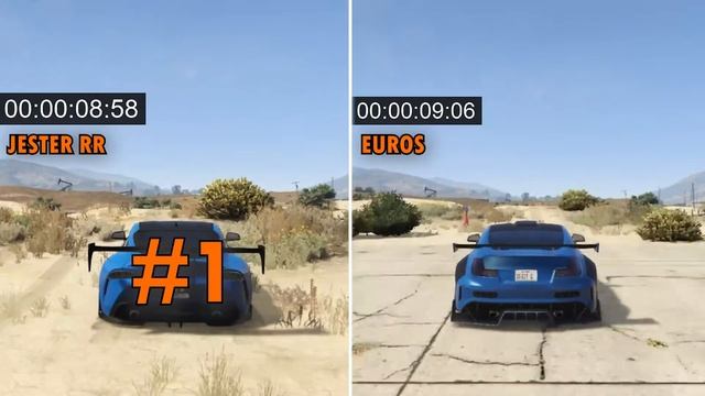 GTA 5 ONLINE WHICH IS FASTEST: JESTER RR VS SPORT CARS