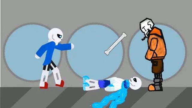 Sans vs blue berry vs swap papyrus vs spiderman y sans naranja