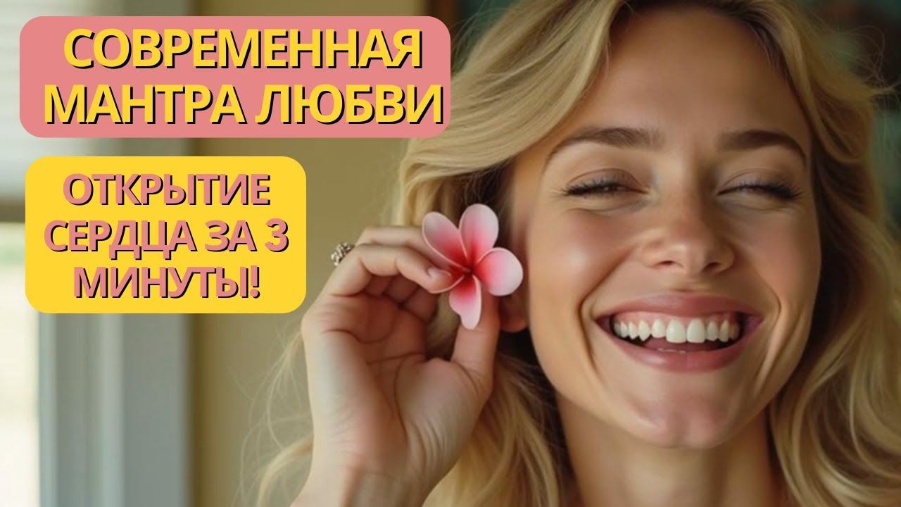 Современная Мантра Любви Действует Неделю как Глубокая Медитация! Просто слушай Каждый День!
