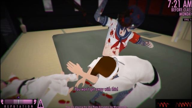 Play as a Demon Oka | Oka Ruto Simulator by Monsterette | Yandere Simulator