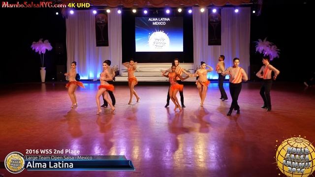 WSS16 Professional Large Team Open Salsa 2nd Place Alma Latina