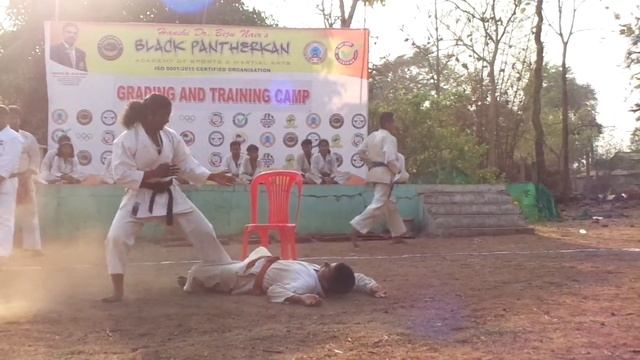 self defense Demo performed by pantherkan team