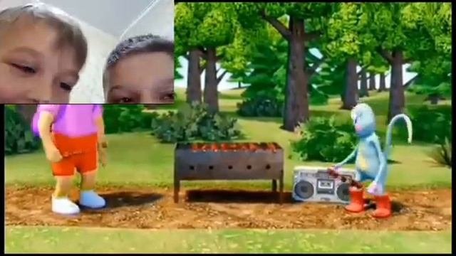 Даша и животное обзор (оцените пожалуйста наше видео,мы старались)
