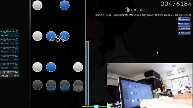 Chinese nei neige song but it's GTA - Red Lips + handcam! (SV map by Irone OSU) SS 995677