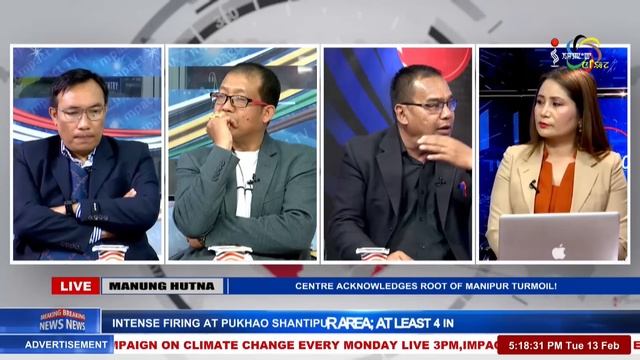 CENTRE ACKNOWLEDGES ROOT OF MANIPUR TURMOIL !  ON MANUNG HUTNA 13 FEB 2024