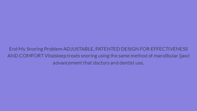 What is the best anti snoring device