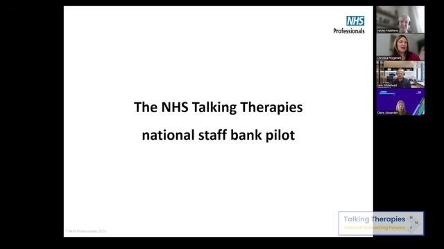 Your Guide to the Talking Therapies National Staff Bank
