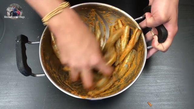 Smelt fry | நெத்திலி fish fry | Smelt Shallow fry | MeenaAravind Vlogs