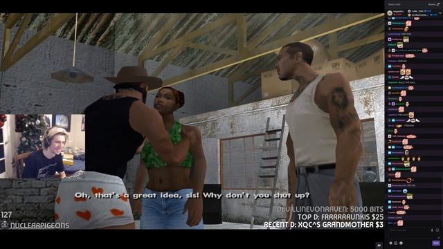 xQc GTA San Andreas Part 2.5 (w/chat)