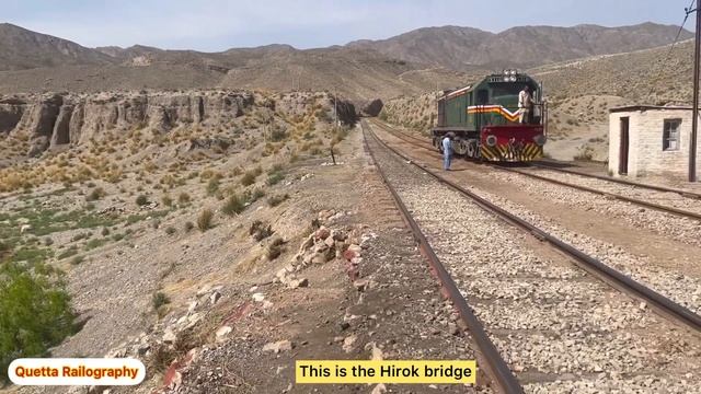 Going To Hirok Bridge With Light Or Banker Engine From Quetta || ML-3|| @QuettaRailography
