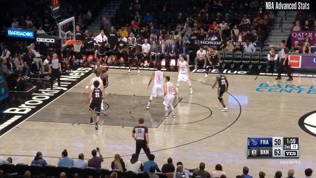 Caris LeVert bounce pass to a cutting David Nwaba