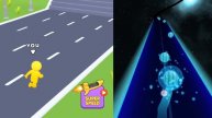 Shape Shifting Mini Monsters Car Racing / super bonus sky rolling ball 3d