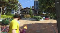 GTA 5 FIVE STAR COP BATTLE - Michael's Rampage at Michael's House (GTA V Funny Moments)