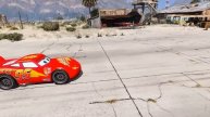 GTA San Andreas Lightning McQueen VS GTA 5 Lightning McQueen VS BeamNG McQueen - WHO IS BEST?
