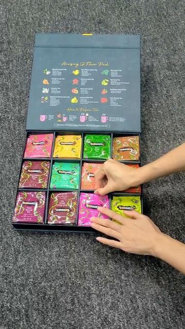 Gift box for tea bag ❤️ #paperbox #giftbox #magneticbox #oem